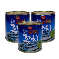 동원 꽁치 통조림, 280g, 3개