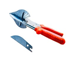 몰딩 플라스틱 종이 절단 앵글 직각 각도 사접 가위, A, 1개