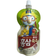 팔도 뽀로로 홍삼쏙쏙 사과매실, 100ml, 3개