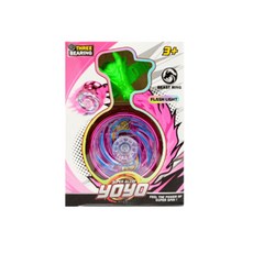 發光溜溜球 好玩溜溜球, 1個, 發光陀螺-粉色