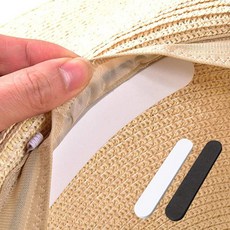 10p/20p 모자 사이즈 조절 패치 쿠션 패드 머리둘레 줄이기 테이프 스티커, 블랙 10p 블랙 10p