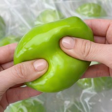 말랑코코 자체제작 크런치 슬랑이 망고 말랑이 SNS 핫템 스트레스 해소, 1개, 65g, 혼합