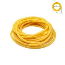 파이프 동결 방지 고무 호스 고탄성 로프 활 라텍스 천연 투석기 새총 새총 튜브 사냥 장력, 7)Yellow, 1 Meter, ID 3mm x OD 5mm
