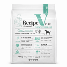 유한양행레시피브이 강아지 처방식사료, 다이어트+관절+중성화, 3.9kg, 1개