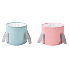 족욕대야 접이식 휴대용 족욕기 족욕바스켓 소형 S, 핑크