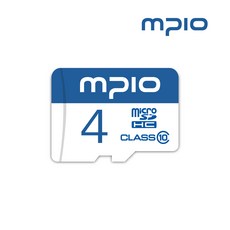 MPIO 마이크로SD카드 4GB 외장메모리 TF카드, 1개