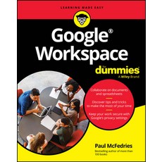 (영문도서) Google Workspace for Dummies Paperback, English, 9781394253227