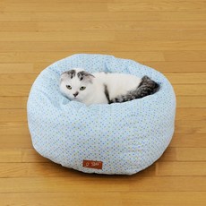 [본비] 모코모코 쿠션, 1개, 블루