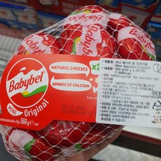 사은품(실내화) 증정+ 코스트코 미니 베이비벨 치즈 560g (아이스포장 필수), 1개