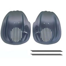 수영패들 손패들 스윔 물잡기강화 훈련용, 블랙