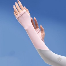 여성 자외선차단 오픈형 손등 통기성 메쉬 쿨링 팔 보호 커버 야외활동 운동 레저