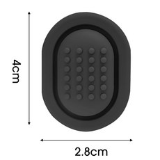 베스토 자동차 워터 컵 리미터 자동 슬롯 슬립 실리콘 패드 삽입 병 자체 접착 충격 흡수 장치, 1pcs, Bla