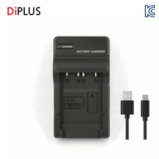 디아이플러스 빠른출고 KC인증 소니 NP-BG1 FG1 호환충전기, 1개