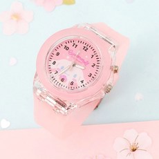 LED 바늘시계-핑크 손목 캐릭터 장난감 유아 완구 시계 아동 보석 dew+571rB
