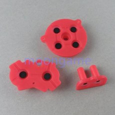 전도성 게임 키 고무 패드 버튼 실리콘, 1개, 2. red
