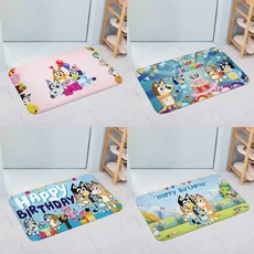 귀여운 R릴락쿠마 바닥 매트 거실 카펫 침실용 웰컴 야외용 러그, 60X90cm, z4, 1개