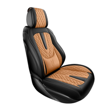LIG 자동차 시트보호 커버 차량 시트 커버 네오 클래식 새로운 스타일링 차량 인테리어의 완성 기존 시트의 오염 스크레치 노후를 방지하고 매일 새차처럼, 1개, 오렌지 브라운