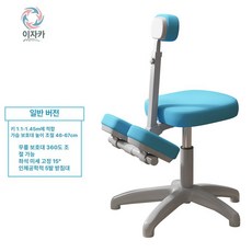 학습용 책상의자 초등학생 가정용 높이조절 자세교정 어린이의자 초등책상의자, 블루 기본형 1.45m A