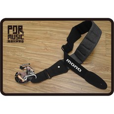 【搖滾玩家樂器】全新 MONO M80-BTY-ASH-L 長度119 149公分 吉他 貝斯 背帶 灰色, 1個