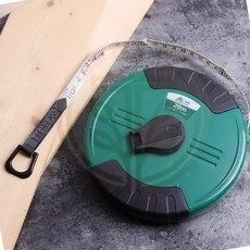 원형 화이버 줄자 20M 빠른배송 측량 목공 고정장치