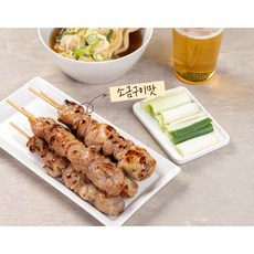 쿡생 숯불직화닭꼬치 소금구이맛 야식 안주 캠핑요리 구이, 1.2kg, 1개