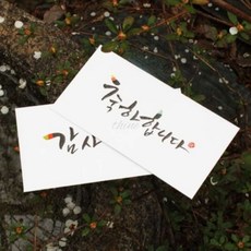 다인1412 한지 지폐봉투 2매입 축하 경조봉투
