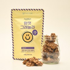맘껏푸드랩 비건 저당 레몬진저 그래놀라210g, 1개, 210g