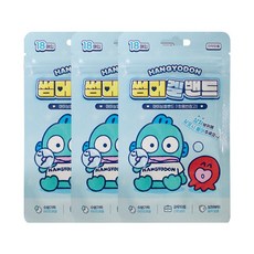 썸머 겔밴드 산리오 여름 유아 모기 벌레물린데 한교동, 3개, 18매입