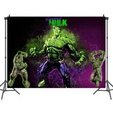 생일 파티 학예회 이벤트 할로윈 용품 어벤져스 풍선 스파이더맨 아이언맨 헐크 슈퍼 히어로 장식 식기 배너 배경, Other, 100X150cm Q