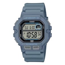 Casio WS-1400H 시리즈 | 블랙 | 랩 메모리 60 블루. WS1400H-2AV