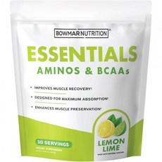 보우마 영양 필수 아미노 BCAA 파우더 30회분 흡수율 레몬 라임, 보우마 영양 필수 아미노 BCAA 파우더 30회분 흡수