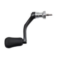 Huidiao 초경량 카본 나사식 릴 핸들 1000-4000 스피닝 낚시릴 용, 1개, 블랙