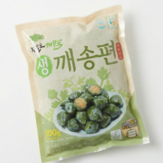 거문도 해풍쑥 고소한 깨앙금 깨송편 생지