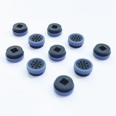 Dell 노트북 키보드 교체용 트랙포인트 캡 마우스 스틱 니플 블랙 블루 10 팩, 01 Blue