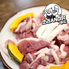 오리고기 생오리 로스 슬라이스 구이 국내산 (냉장), 3개, 500g