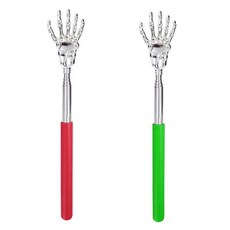 휴대용 4단 접이식 해골손 스텐 안테나 효자손 F타입, 08)혼합B, 2개