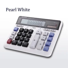 샤프 EL-2135 컴퓨터 대형 버튼 계산기 은행 금융 회계 특별 데스크탑 사무실 비즈니스, white