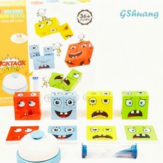 토이다락방 해피페이스 어린이 보드게임, 혼합색상, 1개