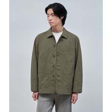 빈폴 멘 화섬 솔리드 초어 자켓 재킷 카키