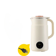 多功能破壁豆漿機 免煮免濾 1000ml, 110v美規白色0.8L英文板 預約 自動清洗