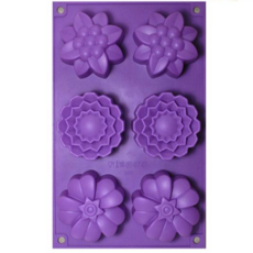 마타바 플라워 6구 실리콘몰드