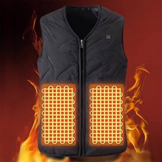 조끼 발열 방한 온열 보온 M13314 열선 USB KC인증