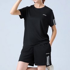 리츠제이 여성 라인 쿨 매쉬 트레이닝복 세트