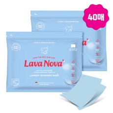 라바노바 고농축 시트형 겸용 세탁세제, 20개입, 2개