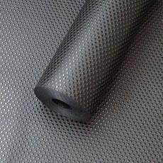 FLPMIX 주방 캐비닛용 선반 라이너: 40.6cm x 7.6m(16인치 x 25피트) 투명 방수 서랍 매트 - 반투명 그레이 비접착식 식료품 저장실 선반용 쉽게 자를 수, 블랙