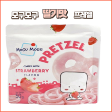 모구모구 딸기맛 프레첼, 48개, 50g