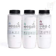 서지스토어 구연산 베이킹소다 과탄산소다 3종세트 세탁용베이킹소다