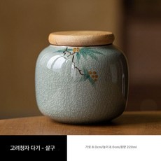 꽃 그림 애견유골함 납골함 세라믹 방습 휴대용 도자기, 50g, 1개
