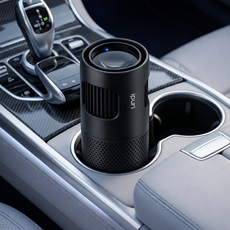 아이퓨리 차량용 공기청정기 미세먼지 에어컨 차량 냄새제거 헤파필터, 블랙, C1