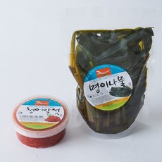 청어알젓200g + 명이나물500g 2종 세트, 1세트, 700g